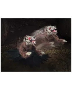 Lauernder Zombie Hund Animatronic