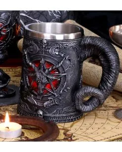Baphomet Bierseidel -Halloween-Dekoration Verkäufe baphomet bierkrug baphomet bierstein baphomet tankard 39217 06