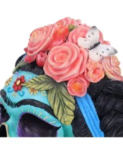 Calavera De Azucar Totenschädel 19cm 12 Calavera De Azucar Totenschädel 19cm -Halloween-Dekoration Verkäufe calavera de azucar totenkopf calavera de azucar skull dia de los muertos figur 54563 05