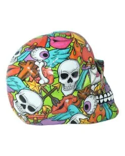 Calypso Pop Art Totenkopf -Halloween-Dekoration Verkäufe calypso pop art totenschaedel calypso pop art totenkopf calypso pop art skull 50728 06