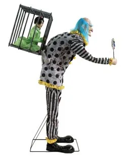 Happy Candy Clown Halloween Animatronic 6 Happy Candy Clown Halloween Animatronic -Halloween-Dekoration Verkäufe creepy candy clown halloween animatronic geisterbahnfiguren und animatronics halloween deko mr happy candy clown animatronic 39614 3