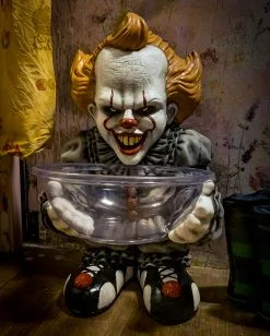 IT 2017 Pennywise Süßigkeiten Halter -Halloween-Dekoration Verkäufe es 2017 pennywise suessigkeiten halter it movie candy bowl holder 37167 4