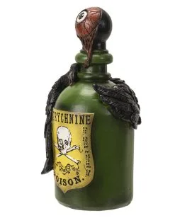 Giftflasche Mit Blutigem Augapfel & Krähe 20cm 10 Giftflasche Mit Blutigem Augapfel & Krähe 20cm -Halloween-Dekoration Verkäufe giftflasche mit blutigem auge und schwarzem rabe poision bottle with bloody eyeball and raven gothic deko 54745 05