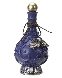 Giftflasche Mit Totenschädel Motte 23cm 7 Giftflasche Mit Totenschädel Motte 23cm -Halloween-Dekoration Verkäufe giftflasche mit totenkopf motte poision bottle with skull moth halloween tischdekoration gothic deko 54736 03