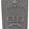 Grabstein RIP Mit Totenschädel Und Flügeln