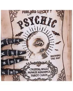 Hellseher Zauberbuch Deko 25,8cm -Halloween-Dekoration Verkäufe grimoire hexenbuch deko psychic compendium deco halloween tischdekoration 51062 05