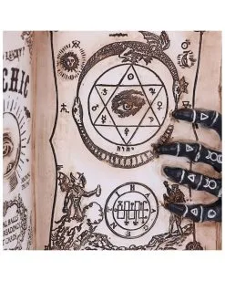 Hellseher Zauberbuch Deko 25,8cm -Halloween-Dekoration Verkäufe grimoire hexenbuch deko psychic compendium deco halloween tischdekoration 51062 06