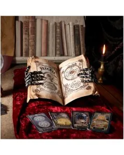 Hellseher Zauberbuch Deko 25,8cm -Halloween-Dekoration Verkäufe grimoire hexenbuch deko psychic compendium deco halloween tischdekoration 51062 07