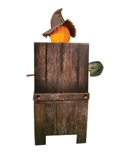 Schaurige Kürbis Vogelscheuche Halloween Animatronic -Halloween-Dekoration Verkäufe grinsende kuerbis vogelscheuche halloween animatronic jack pumpkin halloween animatronic halloween und horror deko und animatronics 50974 2