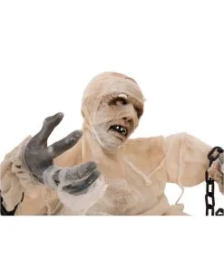 Mumie Halloween Animatronic 40cm -Halloween-Dekoration Verkäufe groundbreaker mumie animatronic 40cm halbierte mumie halloween dekofigur animated mummy 36298 05