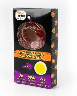 Mini Kürbis Lichterkette Als Halloween Deko -Halloween-Dekoration Verkäufe halloween mini kuerbis lichterkette halloween mini pumpkin string lights halloween decoration 53815 03