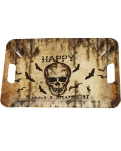 Tablett Happy Halloween Totenkopf
