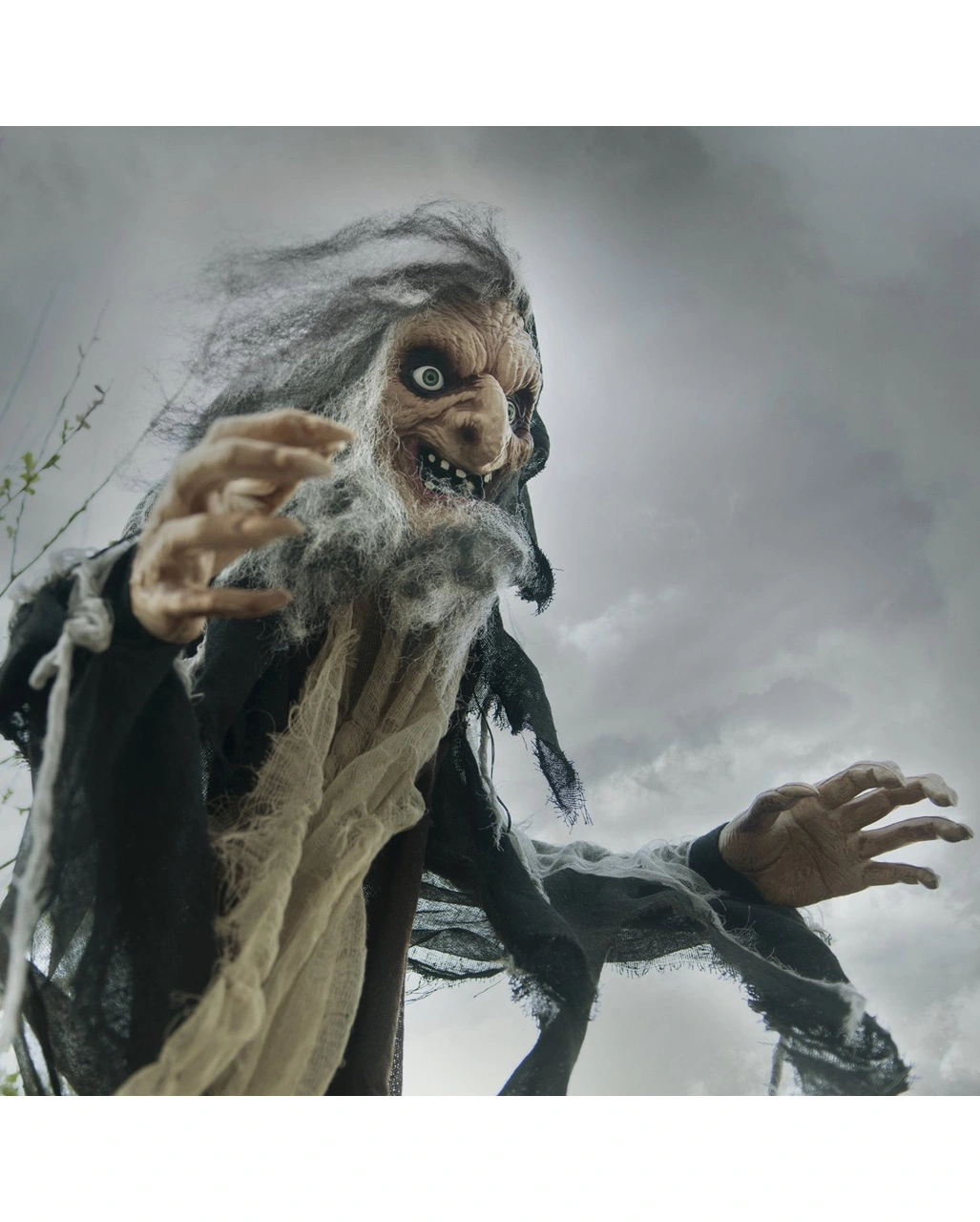 Halloween Figur Hexe Nahema 163cm 5 Halloween Figur Hexe Nahema 163cm – Bild 5