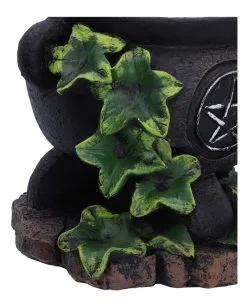 Hexenkessel Mit Efeu Kerzenhalter 2er Set -Halloween-Dekoration Verkäufe hexenkessel mit efeu teelichthalter 2er set witches cauldron with ivy candle holder halloween tischdeko 51064 05