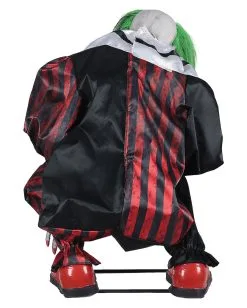 Hockender Horror Clown Animatronic Mit Bewegung -Halloween-Dekoration Verkäufe hockender horror clown animatronic mit bewegung licht und sound 37580 3