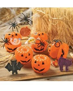 Halloween Mini Kürbis & Überraschungs Gimmick 24 St. -Halloween-Dekoration Verkäufe kuerbis mit kleiner ueberraschung halloween treat kuerbis geschenk 2919 05