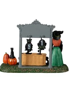 Lemax Spooky Town - Schwarzer Katzen Countdown -Halloween-Dekoration Verkäufe lemax spooky town black cat countdown halloween dekoration spooky town figuren kaufen 53839 04