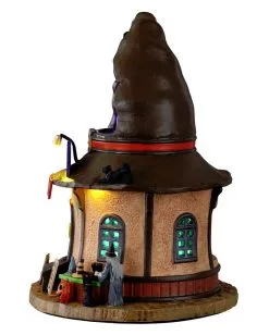 Lemax Spooky Town - Helga's Hüte -Halloween-Dekoration Verkäufe lemax spooky town helgas hats halloween deko helgas huete spooky town gebaeude hut verkauf 54155 3
