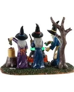 Lemax Spooky Town - Hexen Teamwork -Halloween-Dekoration Verkäufe lemax spooky town witches teamwork halloween dekoration spooky town figurine 53630 04