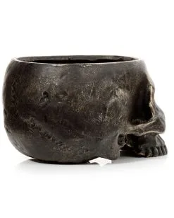 Marmorierter Gothic Totenschädel Pflanzentopf -Halloween-Dekoration Verkäufe marmorierter gothic totenkopf pflanzenschale gothic totenschaedel pflanzenschale gothic skull plant pot 54615 05