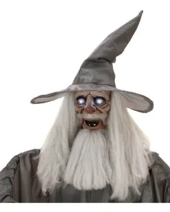 Mittelalterlicher Zauberer Halloween Animatronic 190cm -Halloween-Dekoration Verkäufe mittelalterlicher magier halloween animatronic medieval wizard halloween animatronic halloween dekoration 53778 03