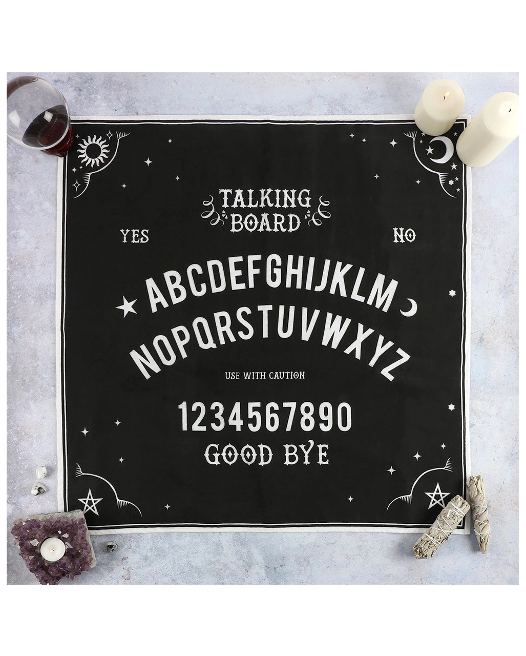 Spirit Board Wicca Altar-Tuch 70x70cm 2 Spirit Board Wicca Altar-Tuch 70x70cm – Bild 2