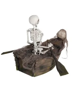 Skelett Im Boot Halloween Animatronic -Halloween-Dekoration Verkäufe ruderndes skelett im boot animatronic halloween skeleton animatronic halloween und horror deko 53957 3