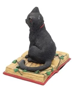 Schwarze Hexenkatze Mit Pentagramm -Halloween-Dekoration Verkäufe schwarze katze mit hexenbuch schwarze hexenkatze mit pentagramm witch cat eclipse 39250 03