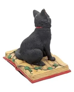 Schwarze Hexenkatze Mit Pentagramm -Halloween-Dekoration Verkäufe schwarze katze mit hexenbuch schwarze hexenkatze mit pentagramm witch cat eclipse 39250 04