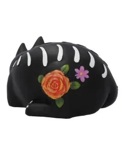 Schlafende Sugar Skull Katze 22cm -Halloween-Dekoration Verkäufe sleepy sugar skull katze schlafende sugar skull katze sleepy sugar skull cat 50725 05