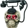 Spukendes Totenkopf Telefon Mit LED