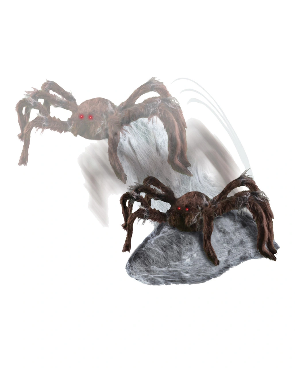 Attackierende Braune Riesenspinne 90 Cm 1 Attackierende Braune Riesenspinne 90 Cm