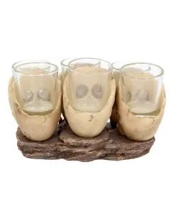 Totenschädel Schnapsglas Set 6 St. -Halloween-Dekoration Verkäufe totenkopf schnapsglas set totenschaedel schnapsglaeser skull shot glass set 50743 04