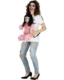 Animierte Zombie Puppe Zum Umschnallen 57cm