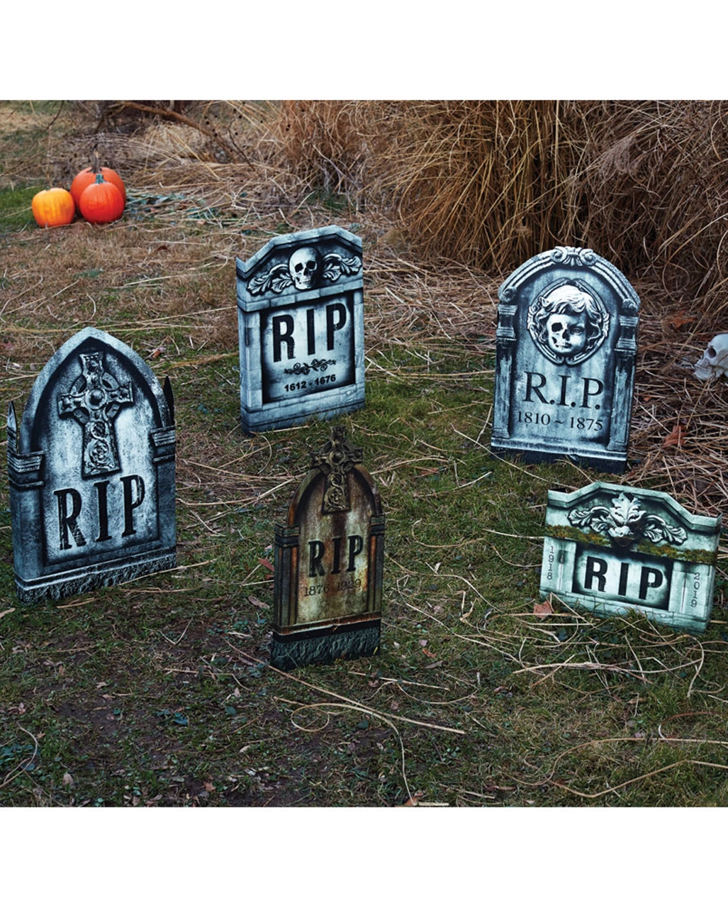 Halloween-Dekoration Verkäufe 13 Halloween-Dekoration Verkäufe -Halloween-Dekoration Verkäufe photoreal deko grabstein set photo realistic tombstone 5 piece set halloween friedhof deko 52650
